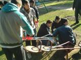 Tareas de mantenimiento en la Plaza del Caudillo