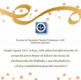 Feliz cumpleaos escuela!