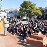 Visita de Owen Crippa a nuestra escuela