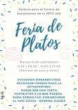 Feria de platos organizada por el Centro de Estudiantes